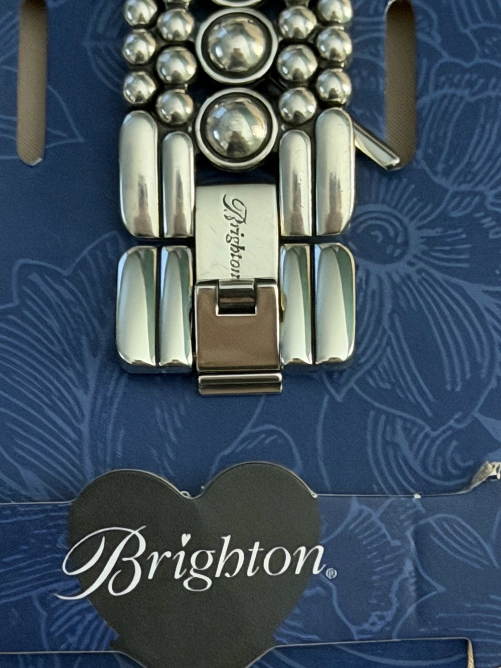 Brighton Silver-Tone Crystal Accent Watchband for Apple Watch. - Picture 6 of 6